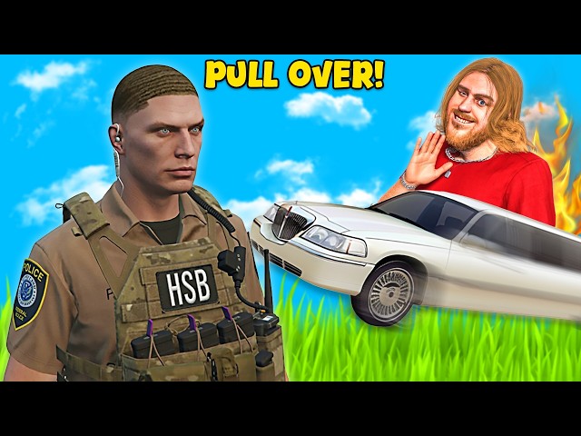 I ram Admins with Limo... GTA 5 RP