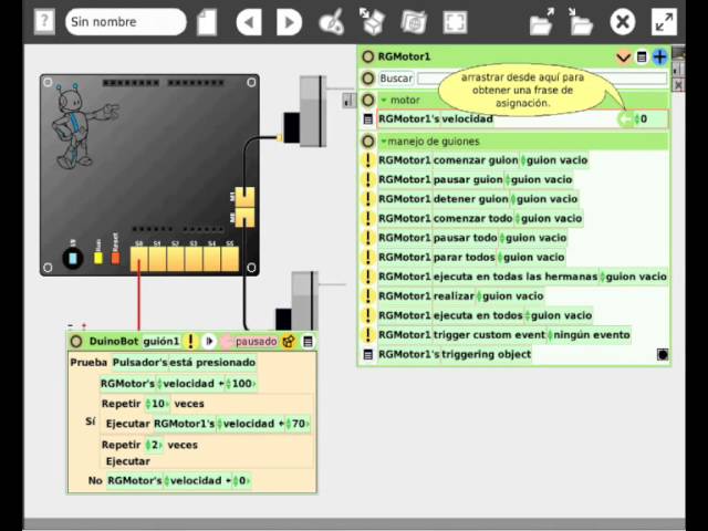 Programación en Physical Etoys del Regador - Parte II