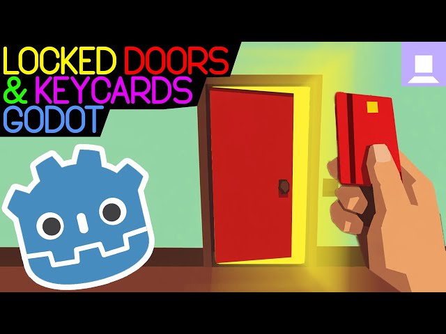 Keycards and Locked Doors made SIMPLE  |  Godot 4 Tutorial