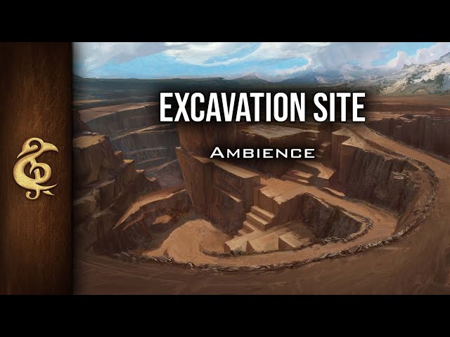 Excavation Site | Digging, Pickaxe, Shoveling, Work, Archaeology, Quarry, Ambience | 1 Hour #dnd