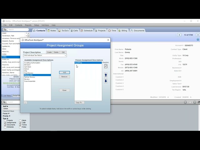 Getting Started with Projects in OfficeTools