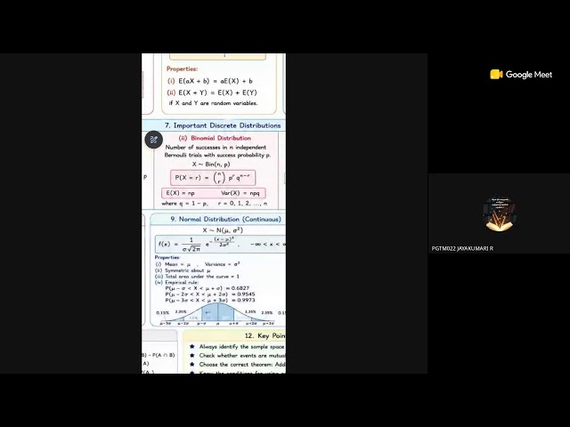 Introduction to Probability Theory Class 2 | PG TRB Maths | SIA
