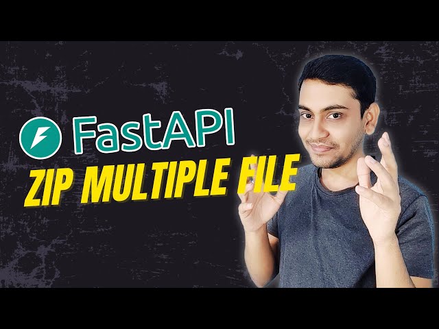 Upload Multiple Files and Get a ZIP FastAPI Async Project