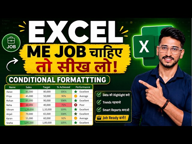 Conditional Formatting in Excel | Basic to Advance | Excel Tutorial