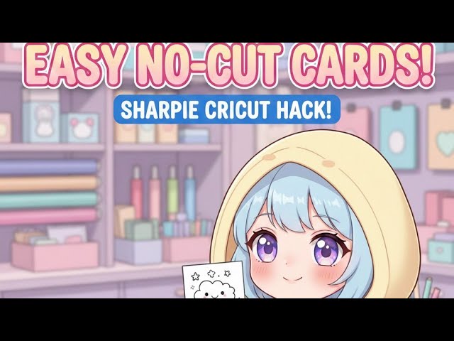 tried a Sharpie instead of cutting my Cricut Insert Card... and WOW