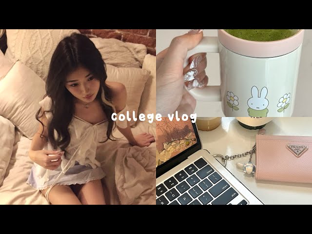 MIDTERM season at USC 🎧: school life, studying, friends, teahouse, living alone, cramming studies
