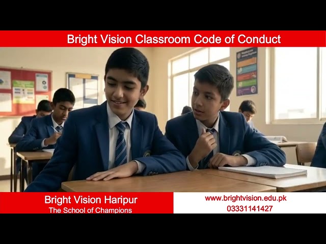 Bright Vision Classroom Code of conduct