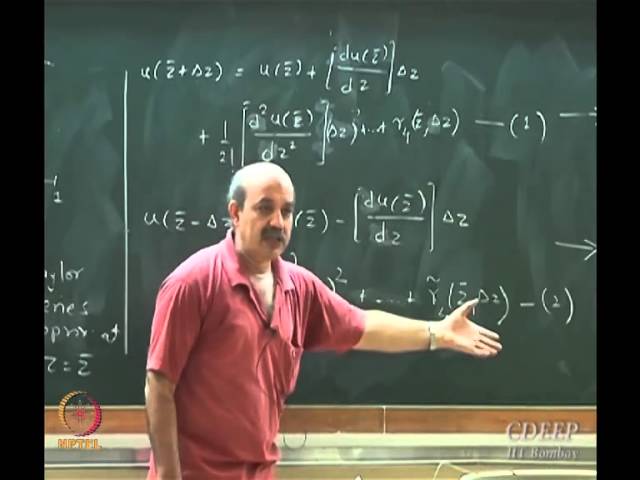 Mod-01 Lec-12 Solving ODE - BVPs Using Firute Difference Method