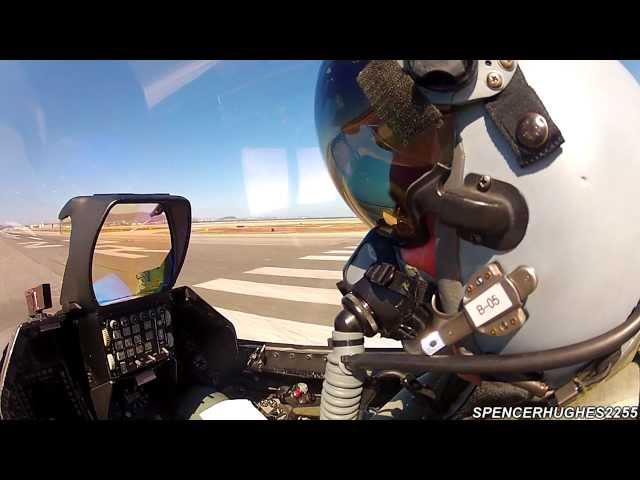 GoPro [COCKPIT VIDEO] F-16C Fighting Falcon Take-Off