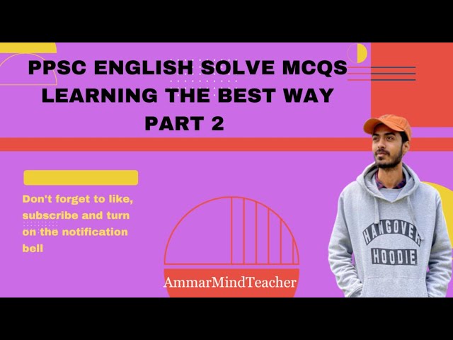 60 PPSC English MCQs Solved Latest 2023 Past Paper | PPSC mcqs FPSC mcqs NTS mcqs  | Let's Learn