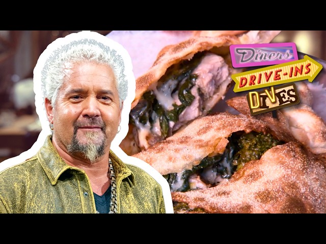 Did Guy Find Washington DC’s BEST Calzone? 🔥🍴 Diners, Drive-Ins and Dives | Food Network