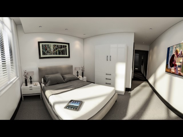 North House - 360 View - Bedroom