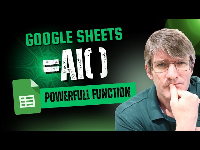 Use the AI Function in Google Sheets