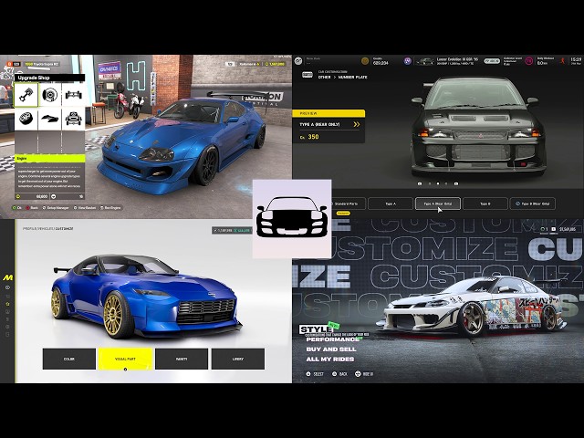 Car Customization in 14 Different Racing Games
