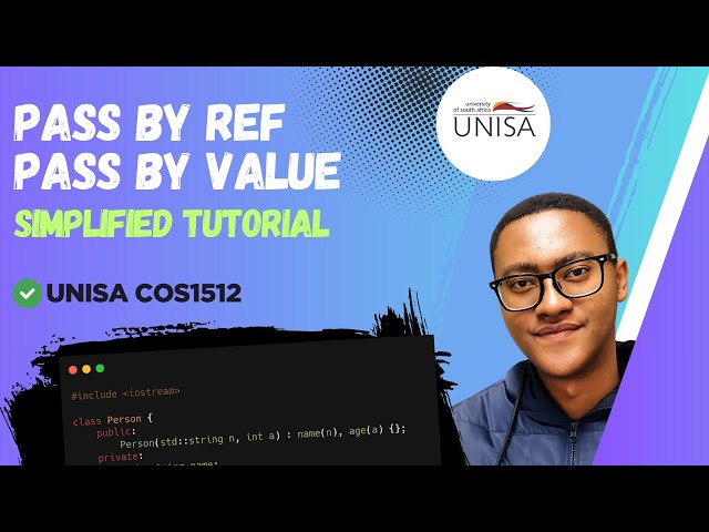 Pass by Value vs Pass by Reference in C++ Explained | COS1512