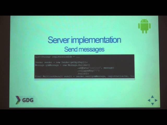 Google's Push notification service to Android and Chrome clients by Steve Liedtke