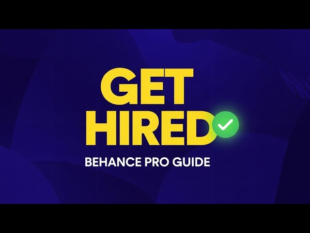 Create Your First Behance Portfolio: Get HIRED (PRO Guide)