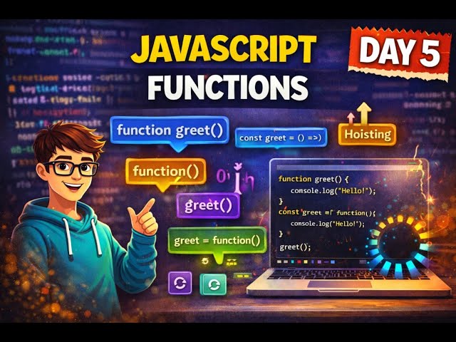 JavaScript Functions Explained – Types of Functions & Hoisting