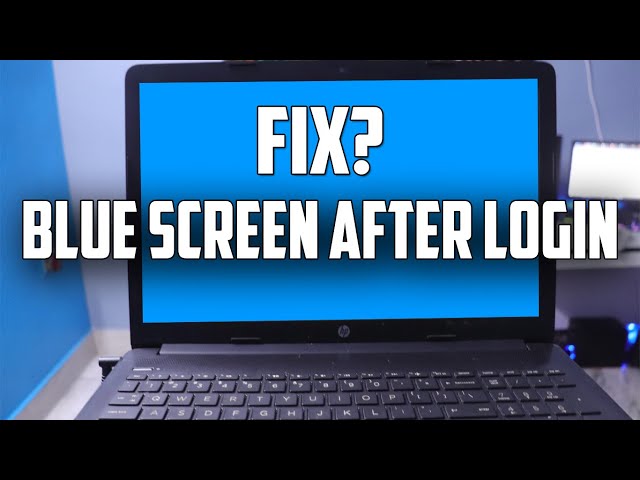 How To Fix Blue Screen When Click On Sign in Button in Windows 10