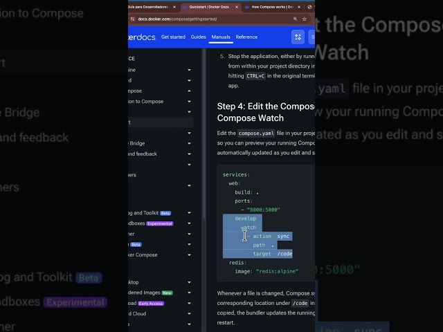 🐳 Docker Compose Watch - Sync, Reload, and Hot Rebuild - 03 - Part 1