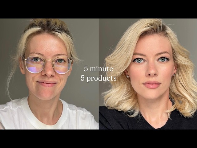 5-Minute No Foundation Makeup With Just 5 Products | Quick & Easy Everyday Look