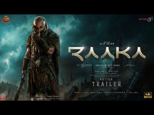 RAAKA (2026) - Trailer | Allu Arjun | Atlee kumar | Deepika Padukone | Fan Mode trailer 