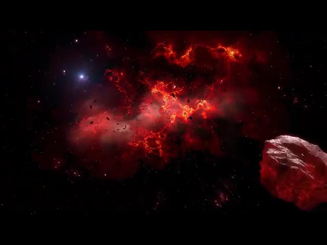 Red Nebula Space Loop #Asmr For #Relaxation Background Loop 4k Quality 8D sounds .