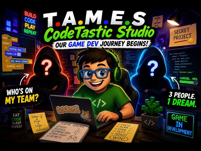 We Started a Game Studio! 🎮 | T.A.M.E.S CodeTastic Studio Ep. 1 | Into