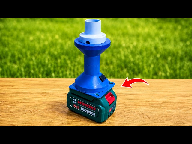How to Make a 2026 Electric Light from PVC Pipe and 21V Battery! Very Helpful