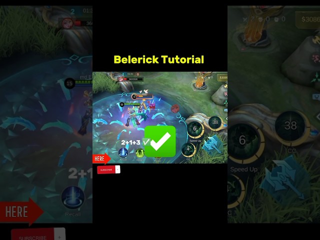 belerick Tutorial Mobile legends #ml2b #mlbb #tutorial #beletick