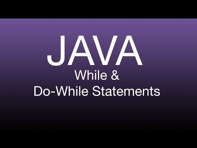 Java made Simple: While Loop Tutorial