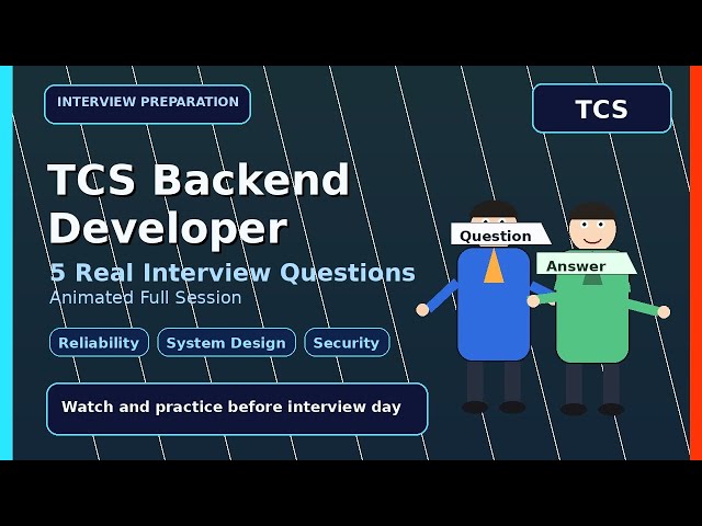 TCS Backend Developer Interview Preparation 2026 | 5 High-Impact Q&A