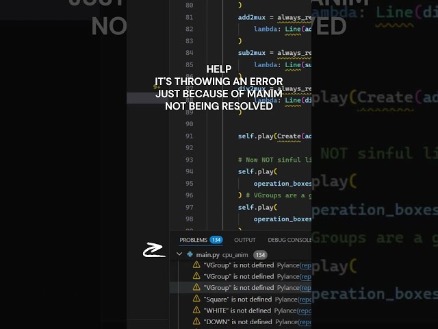 134 errors, yay!!!!!!!!!!! #python #programming #error #problem #windows #animation
