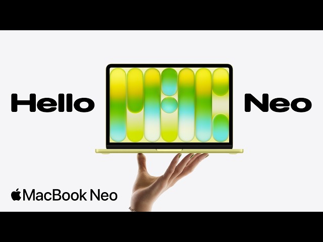 Hello, MacBook Neo