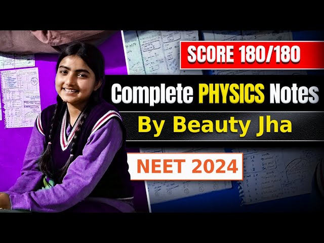 My Physics NOTES for you All.. Score 150+ in NEET Physics 🔥#physics #physicsnotes #neet