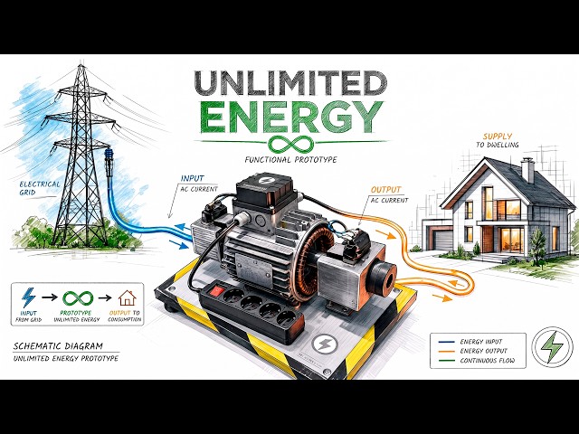 ⚡I Built a 10kW 220V Free Energy Generator from Microwave Parts… Does It Work?