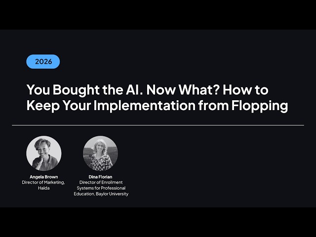 You Bought the AI. Now What? How to Keep Your Implementation from Flopping