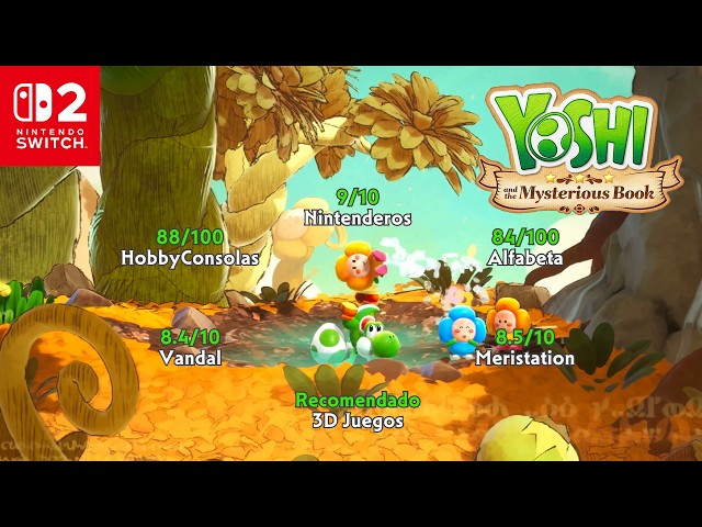 Yoshi and the Mysterious Book - Tráiler de notas (Nintendo Switch 2)