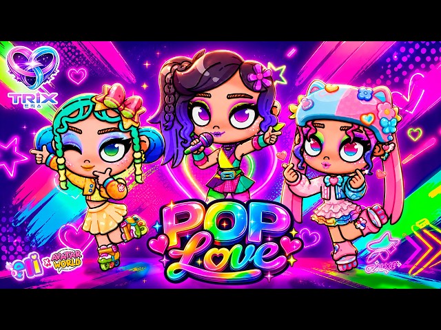 Debut de TRIX en Avatar World - POP LOVE 🛼 Videoclip 🎶 K-Pop Era Galxe en Pazu 💖 Eli se hace Gamer 