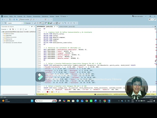 creacion de base de datos en SQL SERVER EXPRESS