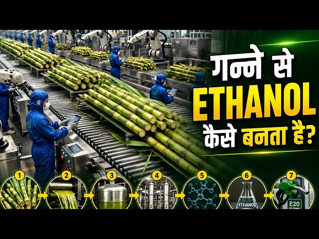 Ethanol कैसे बनता है? गन्ने से ईंधन बनने का पूरा विज्ञान