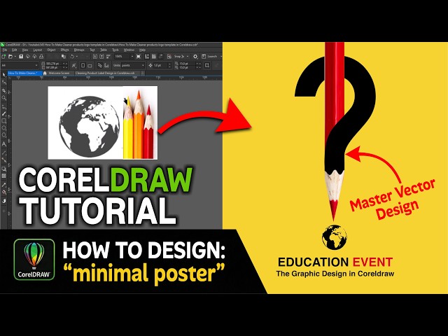 Turn Curiosity into Art! Creative Poster Design in CorelDRAW