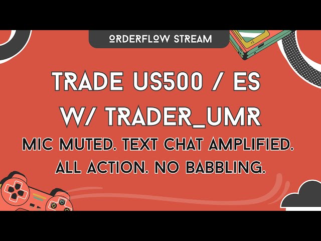 Trade ES Live w/ trader_umr | Footprint, Heatmap & Audio alerts