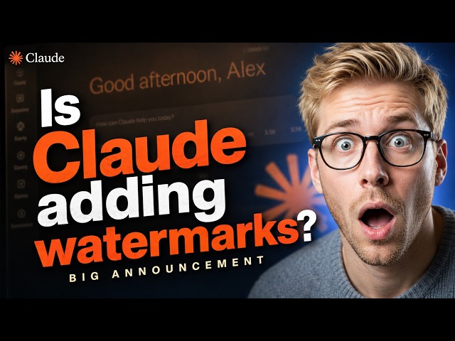 Claude now adds Secret Watermarks | What This Means For You? | C2PA, Tournament Sampling, SynthID
