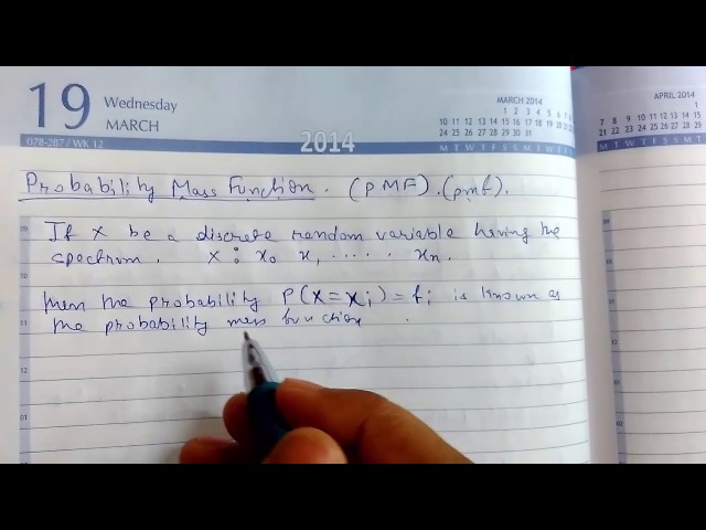 Probability - 10 Probability Mass Function