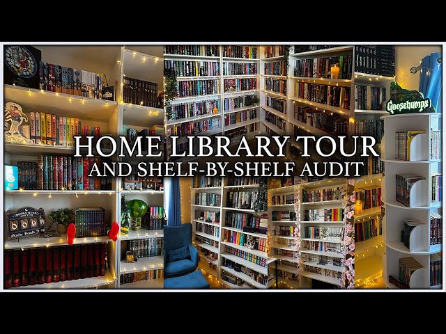2026 Home Library Tour & Bookshelf TBR Audit 📚🥰 My 2,000+ Book Collection!