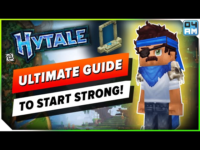Hytale ULTIMATE Starter Guide - EVERYTHING To Know! Essential Tips & Tricks