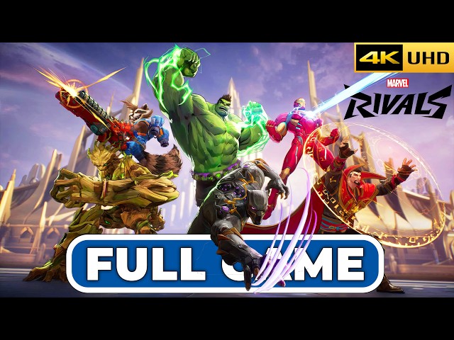 MARVEL RIVALS - All Super Hero Gameplay Walkthrough Full Game [4K 60FPS] (No Commentary)