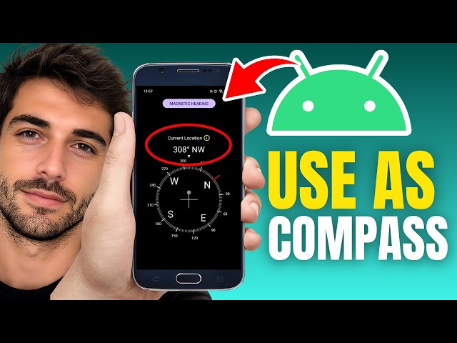 How To Use Android Phone As A Compass - Tutorial
