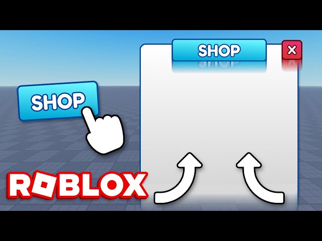 How to make Animated Opening Shop Gui in Roblox (2024)